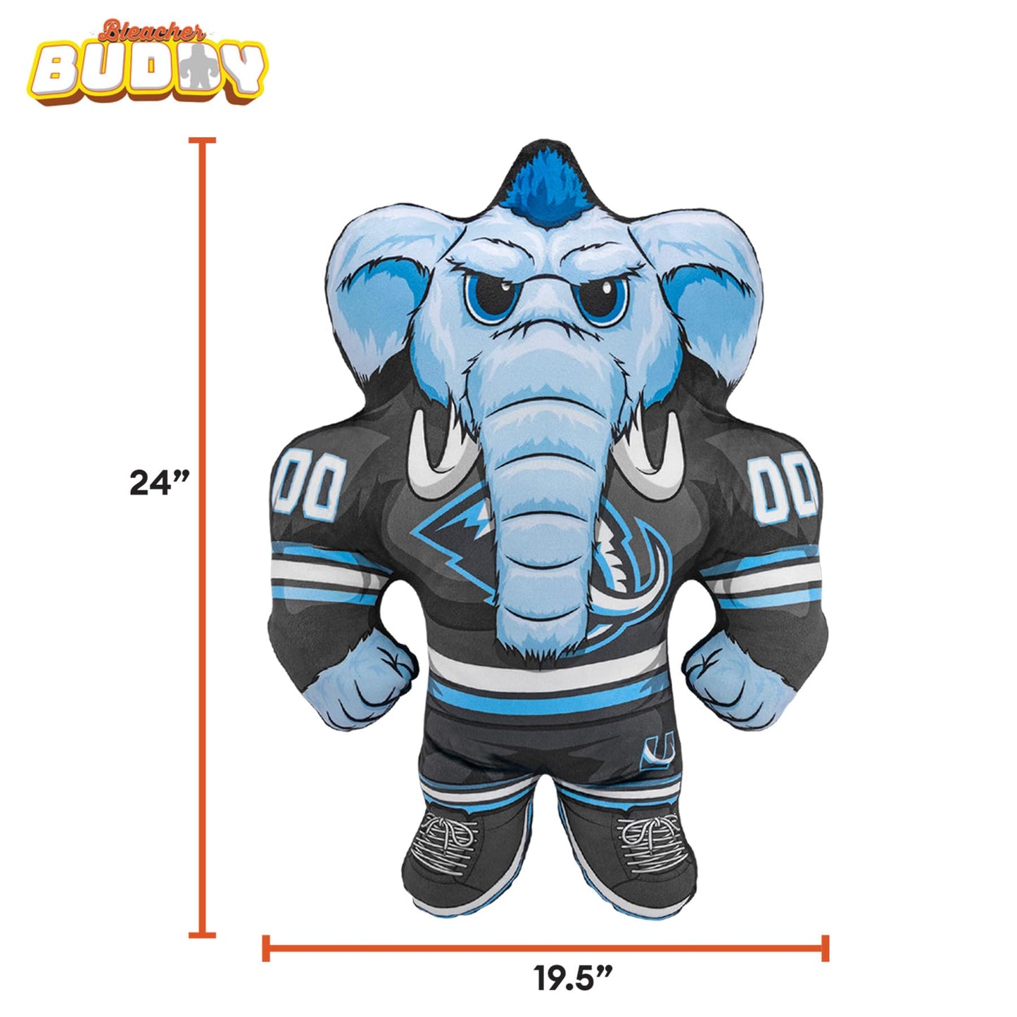 Bleacher Creatures Utah Mammoth Tusky 24" NHL Masoct Bleacher Buddy - Soft Plush Toy