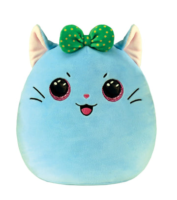 TY Toys Squish a Boo Cat Kirra - 31 CM, Green (2009315)