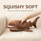 ZHONGXIN MADE Simulation Megamouth Shark Plush Toy - Realistic 20" Long Lifelike Whale Stuffed Toys, Super Soft Realistic Sea Simulation Shark Plush