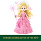 Mattel Universal Pictures’ Wicked Glinda’s Floating Bubble Toyset with Vehicle & Glinda Small Doll in Signature Look, Inspired by The Movie