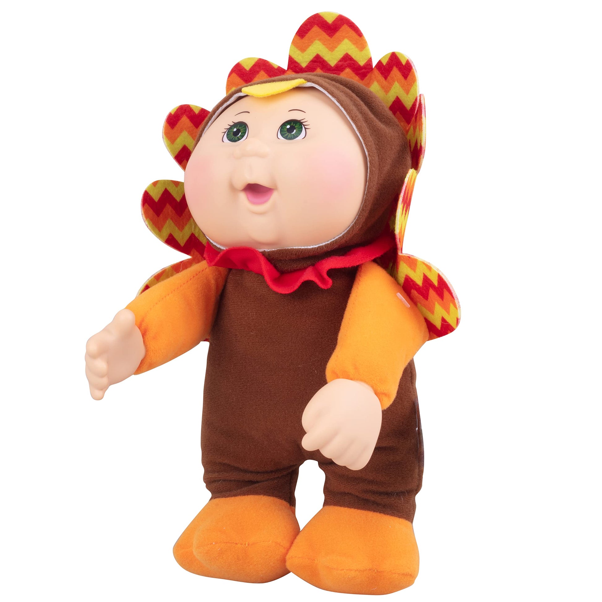 Cabbage Patch Kids Cutie Collection Tilly The Turkey, 9" - Collectible, Adoptable Baby Doll Toy Figure - Officially Licensed - Easter Basket Stuffer