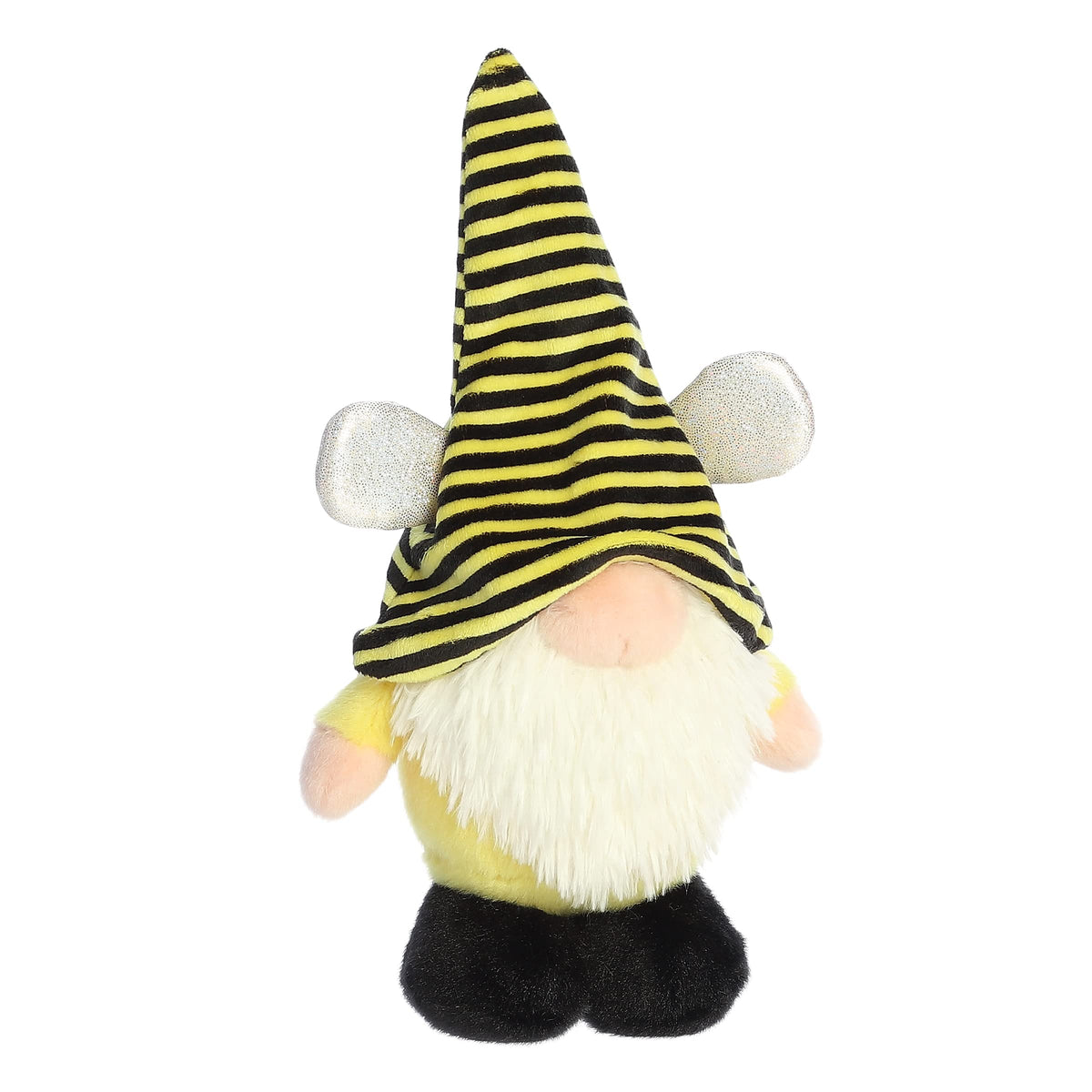 Aurora Vibrant Spring The Gnomlinis Bee Gnome Stuffed Animal - Decorative Charm - Endless Fun - Yellow 7.5 Inches