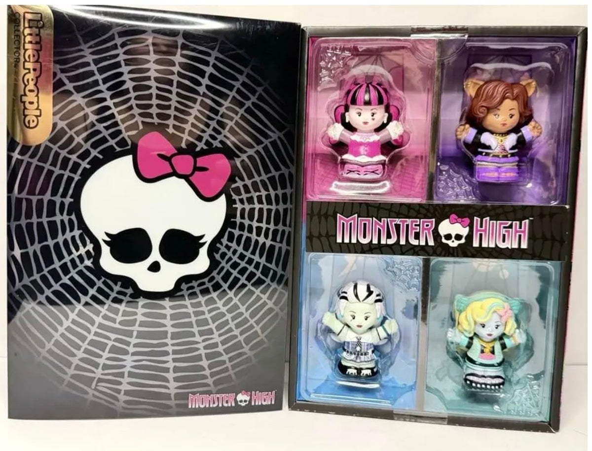 Fisher-Price Little People Collector Monster High Special Edition Collectible Figure Set, Unique Monster High Character Figures, Collectible Toy for