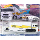 Mattel Hot Wheels Team Transport LB-Silhouette GT Nissan 35GT-RR Ver.2 Flipsider Hauler, White #56
