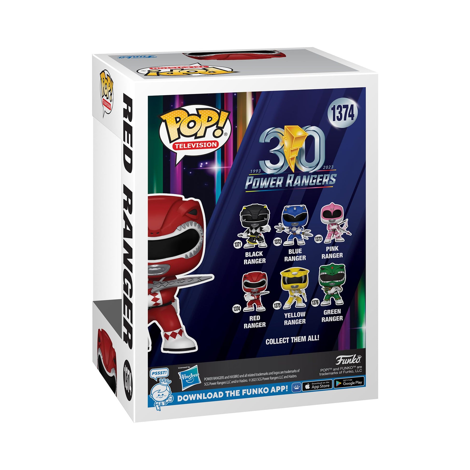 Funko POP! TV: Mighty Morphin Power Rangers 30th - Red Ranger