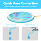 SLOOSH 60" Splash Pad Water Toys - Sprinkler Mat for Toddler Kids Baby Play Water Games Pool Fun, Summer Outdoor Garden Lawn Backyard Party Supplies