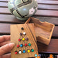 Last Fighter Triangle Strategy IQ Puzzle Game Wooden Solitaire Brain Teaser