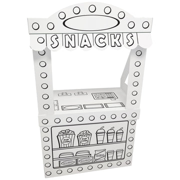 Easy Playhouse: Movie Theater Snack Stand - Decorate & Personalize A Cardboard Cinema, Color-Draw-Doodle, DIY Art & Crafts, 32 x 26.5 x 40.5, Kids 3+
