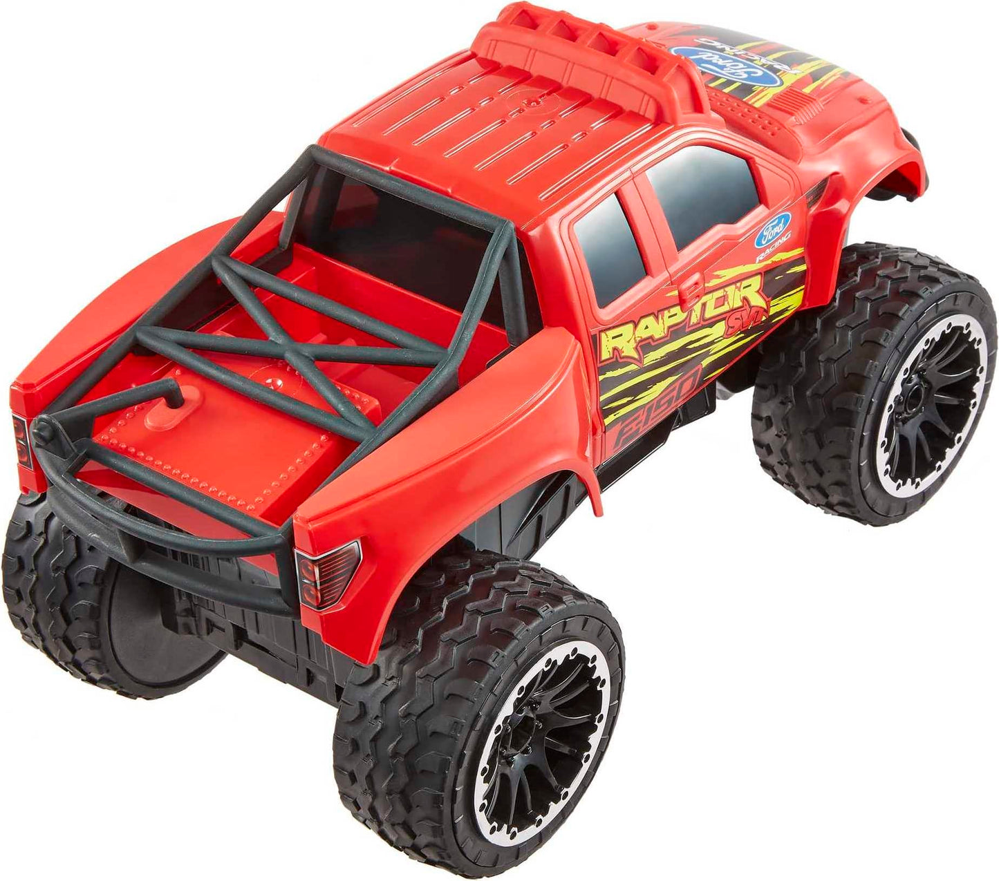 Mattel Hot Wheels RC Red Ford F-150, Full-Function Remote-Control Toy Truck, Large Wheels & High-Performance Engine, 2.4 GHz with Range of 65ft