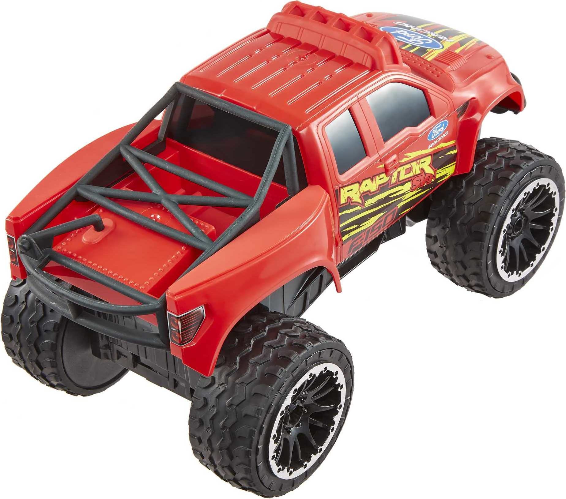 Mattel Hot Wheels RC Red Ford F-150, Full-Function Remote-Control Toy Truck, Large Wheels & High-Performance Engine, 2.4 GHz with Range of 65ft