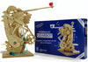 PATHFINDERS STEM Kits- Hydraulic Gearbot - Wooden STEM Building Catapult | Build-It-Yourself Hydraulic Robot with Gears & Launcher | Educational
