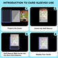 200 55pt Card Sleeves Hard Plastic (100 Hard Sleeves+100 Soft Sleeves)