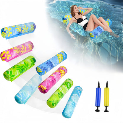 CLPCLP 4 Pack Water Pool Floats, 4-in-1 Multi-Purpose Pool Hammock