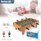 Goplus 27" Foosball Table, Portable Tabletop Soccer Game w/ 2 Footballs & 18 Soccer Keepers for Family Night, Game Room, Arcades, Bars, Parties