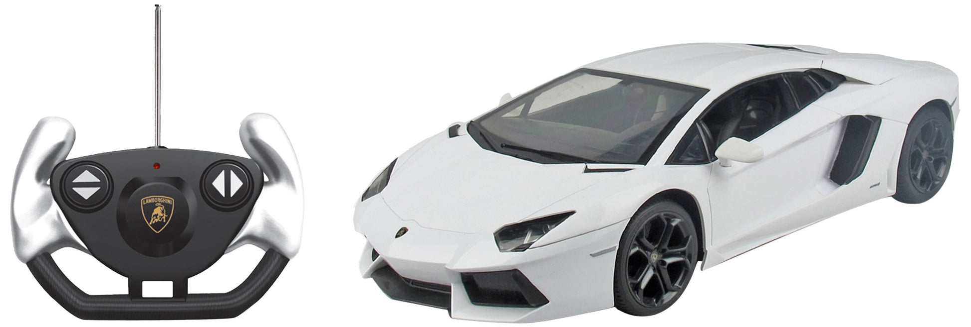 Kid Galaxy Lamborghini Aventador LP700 R/C Car, 1:14 Scale, White