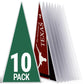 Plastic Pennant Toploader Wall Display - Pennant Holder Flag Case Display with Rigid Frame for Sports Banners and Collector Flags Horizontal Mount