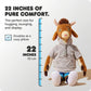 Jay Franco Space Jam Goat 22 Inch Plush Stuffed Animal Pillow Buddy - Super Soft Microfiber, Machine Washable, Embroidered Details, Cozy Kids Gift