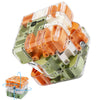 Large Labyrinth 3D Puzzles Maze Cube, 3D Puzzle Magic Cube & Ball, Engaging Brain Teaser Toy (Orange)