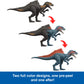 Mattel Jurassic World Dino Reveal Deluxe Concavenator Action Figure Toy, Tear Away Pack & Peel Off Color Change Dinosaur Play