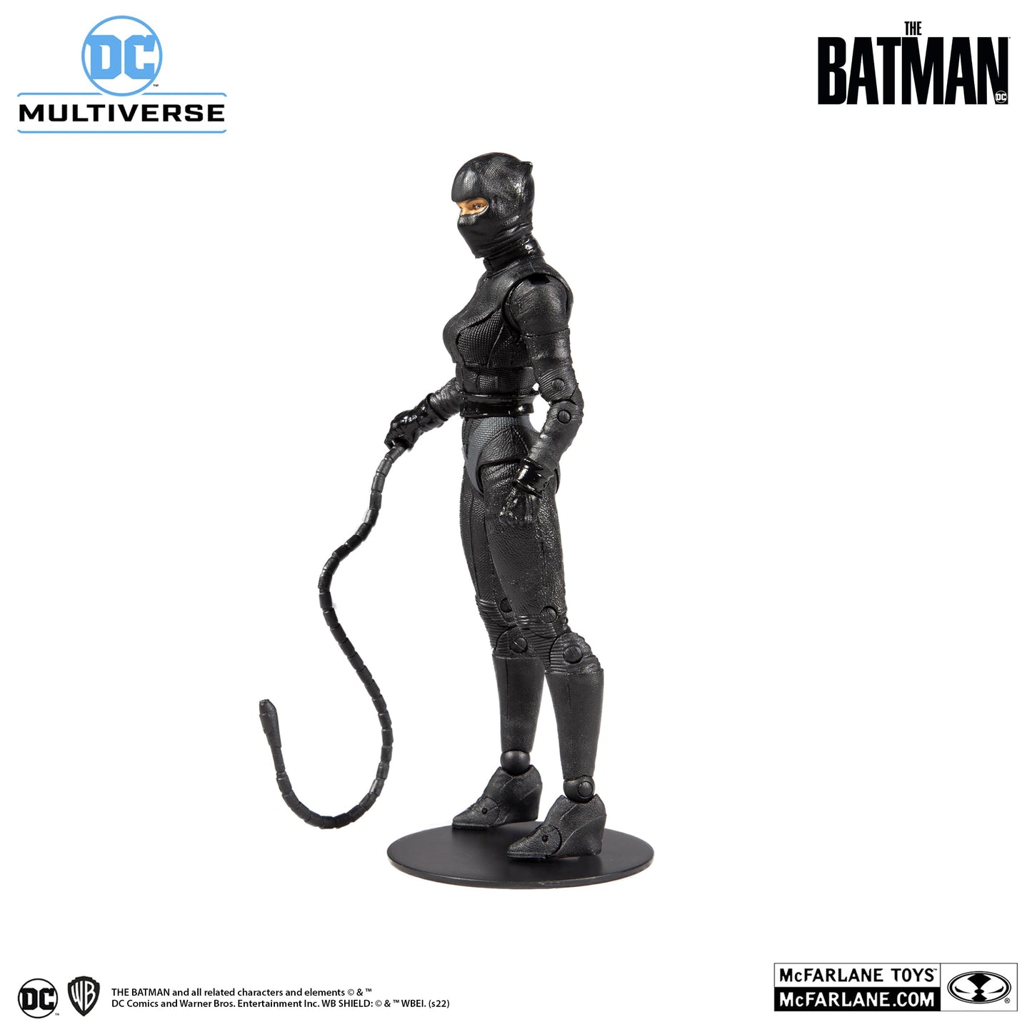 McFarlane Toys Catwoman Mask Halfway (The Batman) Gold Label 7"" Figure, Black