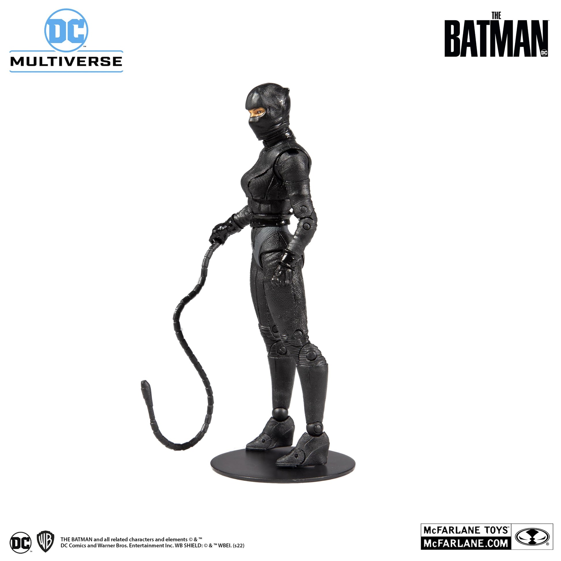 McFarlane Toys Catwoman Mask Halfway (The Batman) Gold Label 7"" Figure, Black