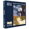 Heritage Puzzle Moon Over Oak Island by Terrah Hewett 550 Pieces