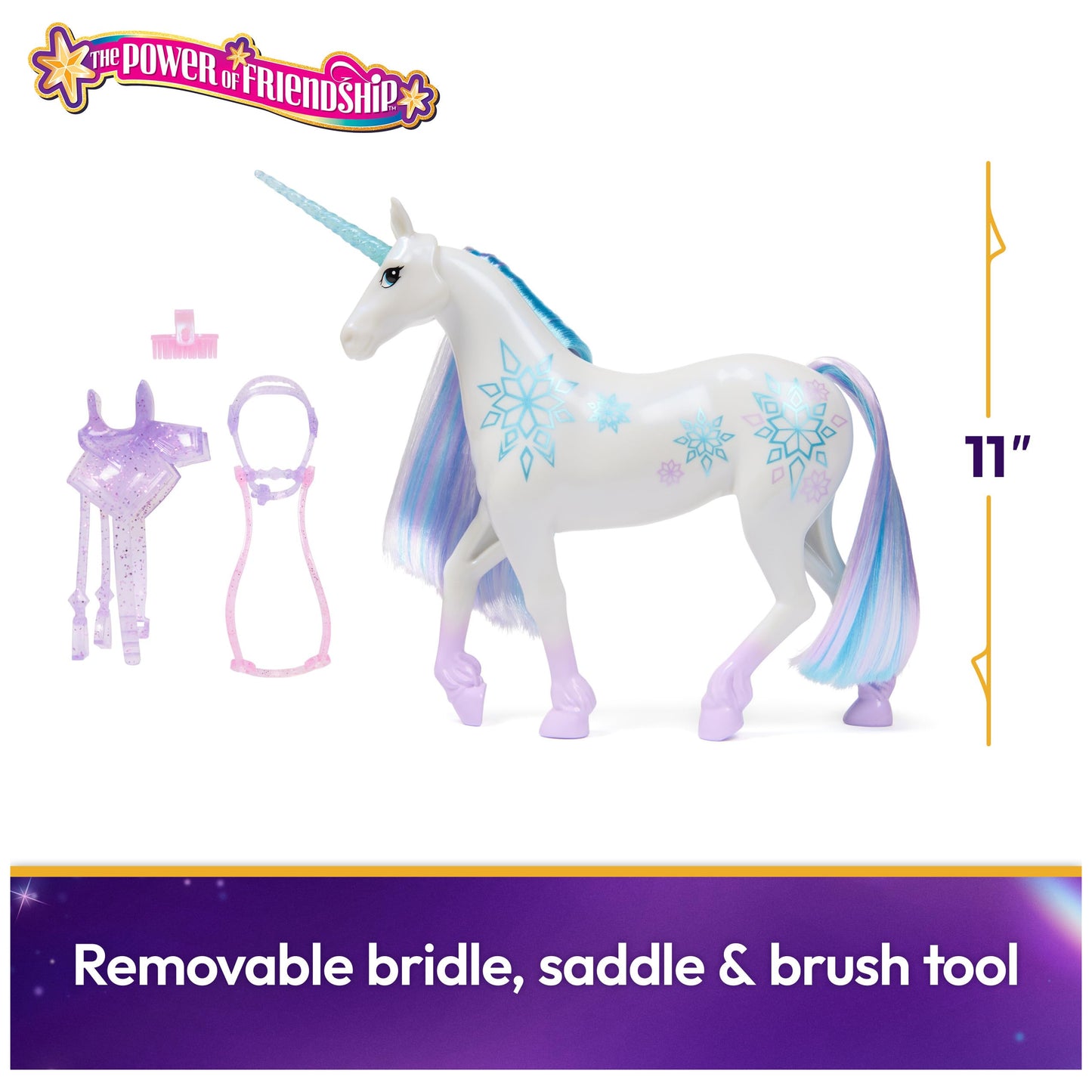 Unicorn Academy 11-inch Glacier Figure, Dolls & Unicorn Toys, Ages 4+