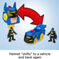 DC Super Friends Fisher-Price Imaginext Batman Toy Head Shifters Batmobile & Figure Set for Preschool Pretend Play Kids Ages 3+ Years