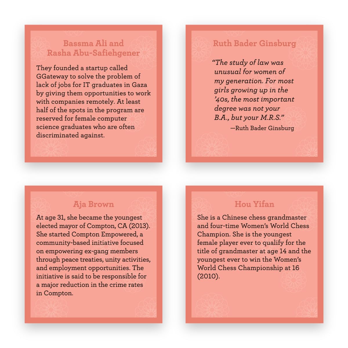 TableTopics Inspiring Women for Girls Question Card Game - 135 Conversation Starter Cards for Young Women to Use in School, with Family at Dinner
