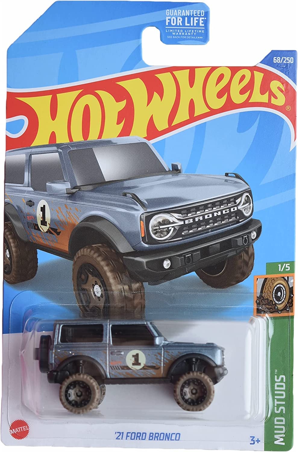 Hot Wheels '21 Ford Bronco, Mud Studs 1/5