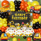 Construction Party Supplies Dump Truck Party Decorations Kits Set arch kit Garland, Construction Backdrop,Construction tablecloth for Kids Party