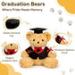 QUIRAI Graduation Teddy Bear 2026, 12" Teddy Bear Stuffed Animal for Preschool Kindergarten College Grads, Soft Keepsake Graduation Plush Gift