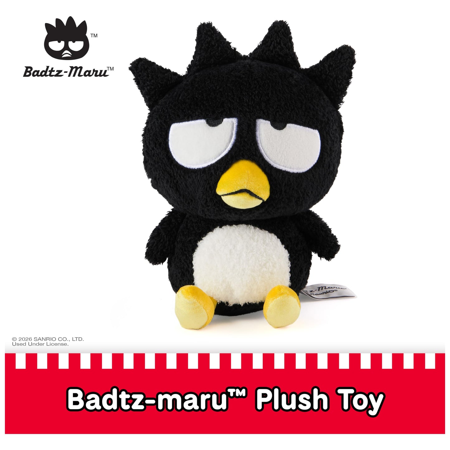 GUND SanrioBad Badtz-Maru 6-Inch Plush Toy for Ages 1+