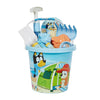 Little Kids Bluey Beach Toys Set | 9pc Sand Toys & Beach Bucket | Ages 3-10, Medium