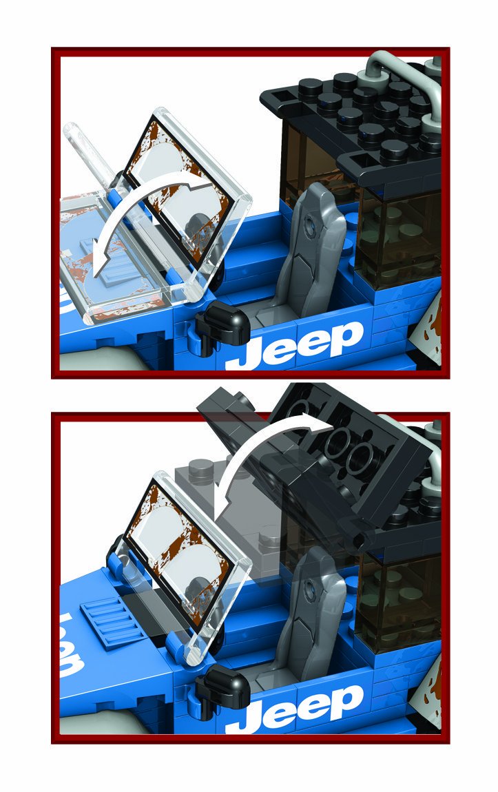 Mega Bloks Jeep Forest Expedition Building Set
