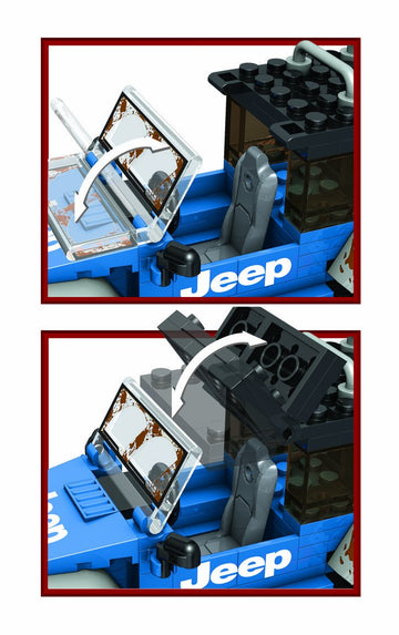 Mega Bloks Jeep Forest Expedition Building Set