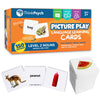 ThinkPsych Level 2 Nouns Flash Cards | 150 Picture Cards for Speech Therapy & Autism Learning Materials | Preschool Kindergarten Language Learning