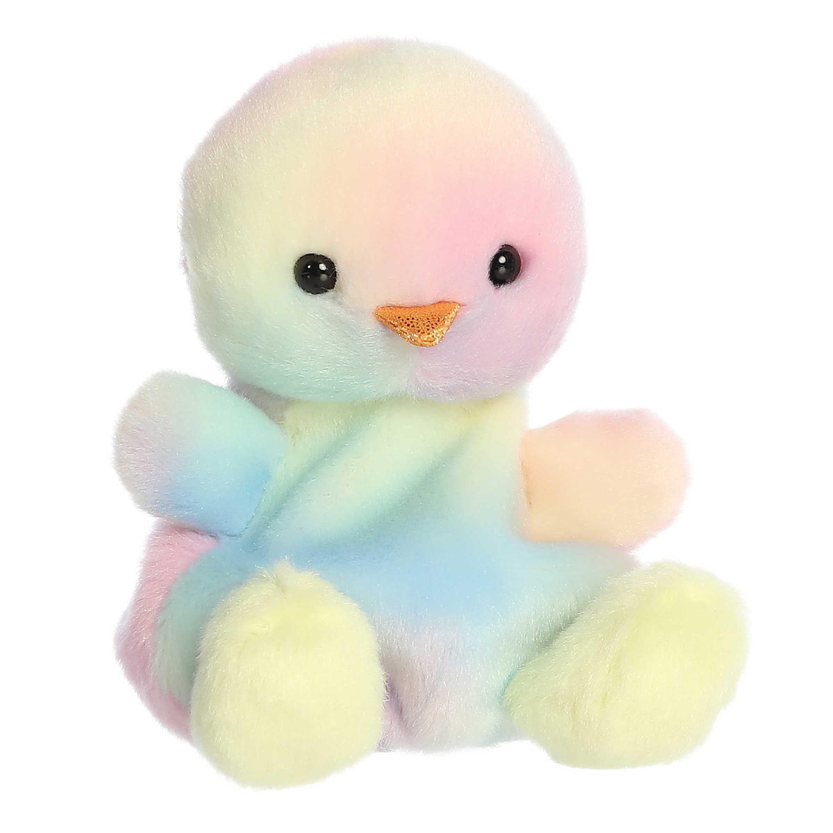 Aurora Palm Pals 4" Aura Rainbow Chick Adorable Plush