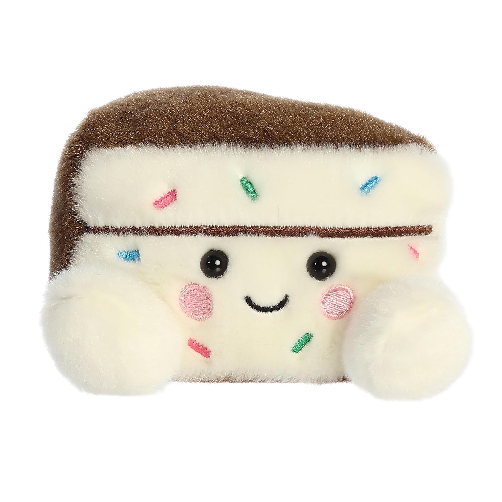 Aurora® Adorable Palm Pals™ Sprinkles Cake Slice™ Stuffed Animal - Fun Collectible Plush for Kids and Adult Collectors - Perfect for Decorating Rooms