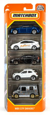 Matchbox MBX City Drivers 5 Pack Set (1:64 Scale)