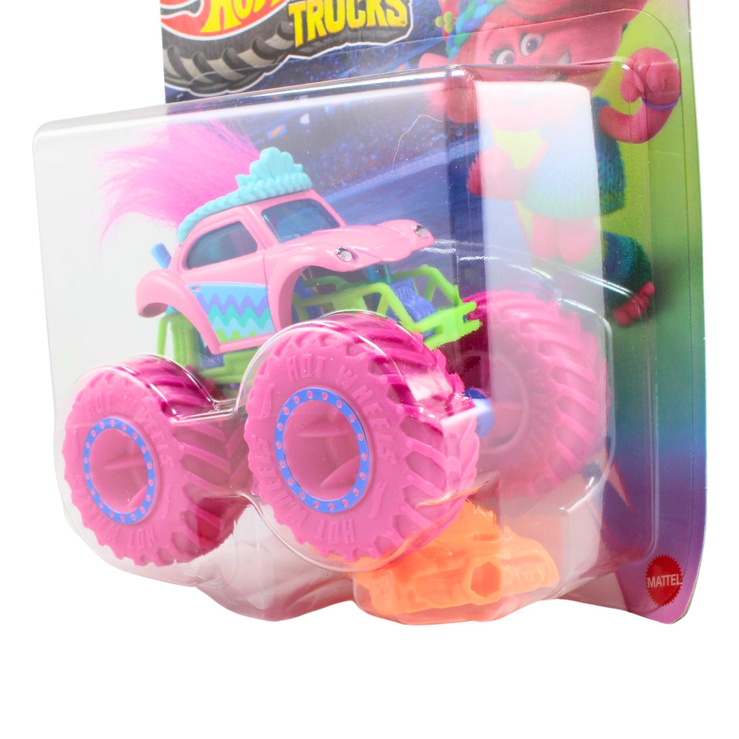 Hot Wheels Monster Trucks New for 2024 1:64 Scale (Trolls Poppy)