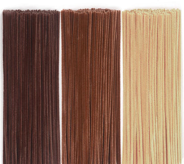 Brown Pipe Cleaners, 150 Pieces Chenille Stems Craft, 12 inch Long Fluffy Pipe Cleaners for Creative DIY Art Craft Projects, Home Decoration Supplies