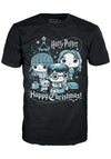 Funko Pop! Boxed Tee: Harry Potter Holiday - Ron, Hermione, Harry - M