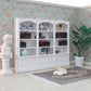 iLAND Dollhouse Bookshelf 1/12 Scale Dollhouse Furniture Mini Wooden Bookshelf for Miniature Books Mini Bookcase 1/12 Scale Accessories Mini Library