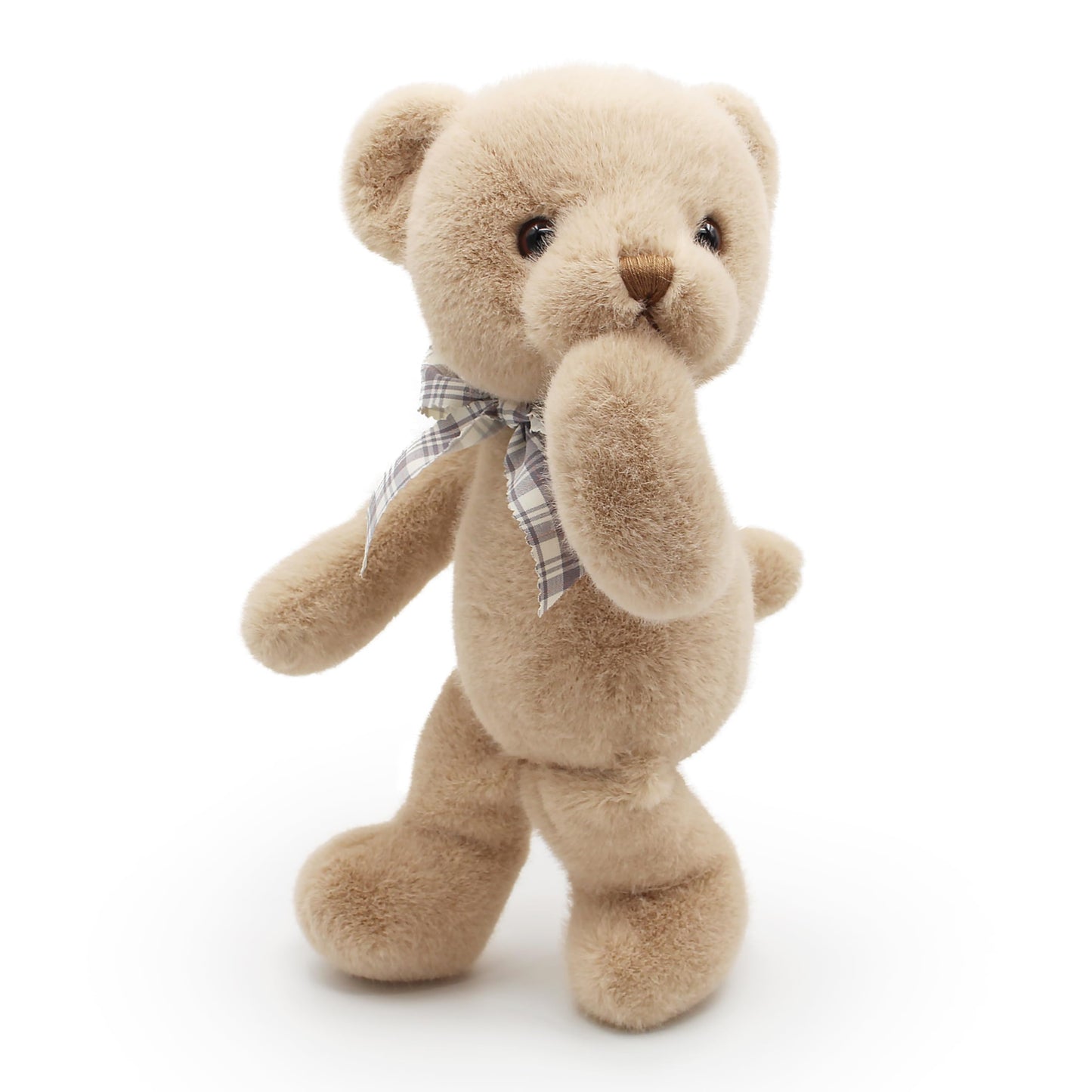 suepcuddly Small Magnet Teddy Bear Stuffed Animal Cute Plush Toy for Girl 12" (Brown)