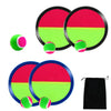 Aneco Paddle Catch Ball and Toss Game Set Disc Toss and Catch Paddle Game with 1 Storage Bag, 4 Paddles and 6 Balls (2 Big Balls and 4 Small Balls)