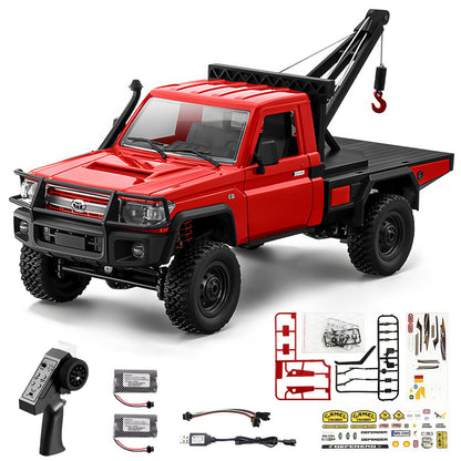 LEOSO MN82T 1/12 4WD RC Tow Pickup Truck with 2 Batteries