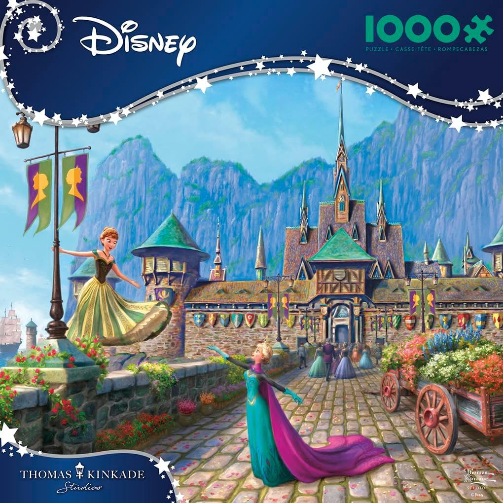 Ceaco - Thomas Kinkade Disney - Frozen Celebration - 1000 Piece Puzzle