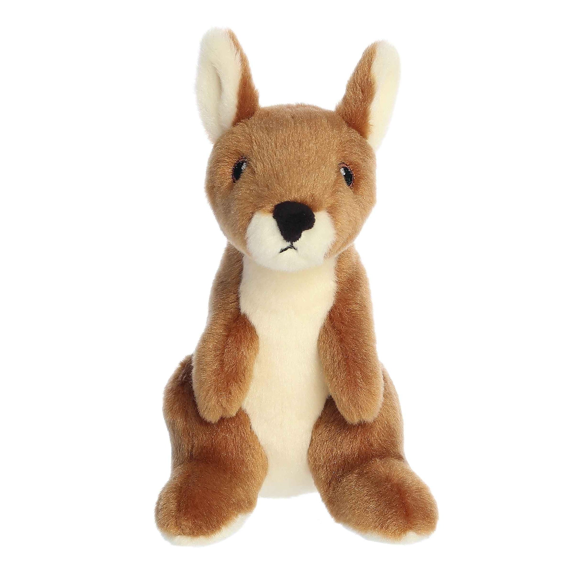 Aurora® Responsibly Made Eco Nation™ Eco Softies™ Kangaroo Stuffed Animal - Ideal for Playtime Adventures - Perfect for Birthdays or Just Because