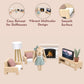 SPEEDY MONKEY Cozy Kids Dollhouse Living Room Playset with Bunny Sofa & TV